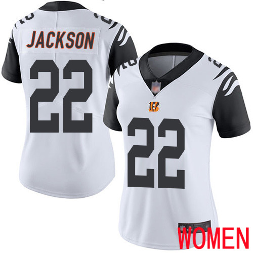 Cincinnati Bengals Limited White Women William Jackson Jersey NFL Footballl #22 Rush Vapor Untouchable